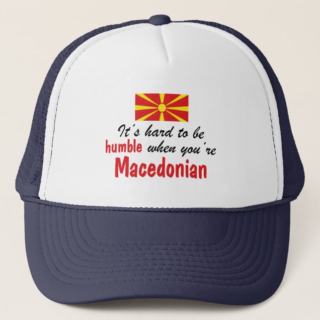 Humble Macedonian Trucker Hat (Front)