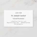 [ Thumbnail: Humble, Medical Specialist Business Card ]