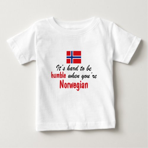 Humble Norwegian Baby T_Shirt