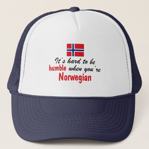 Humble Norwegian Trucker Hat