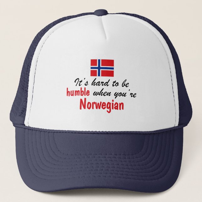 Humble Norwegian Trucker Hat (Front)