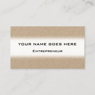 Humble, Plain Professional Business Card