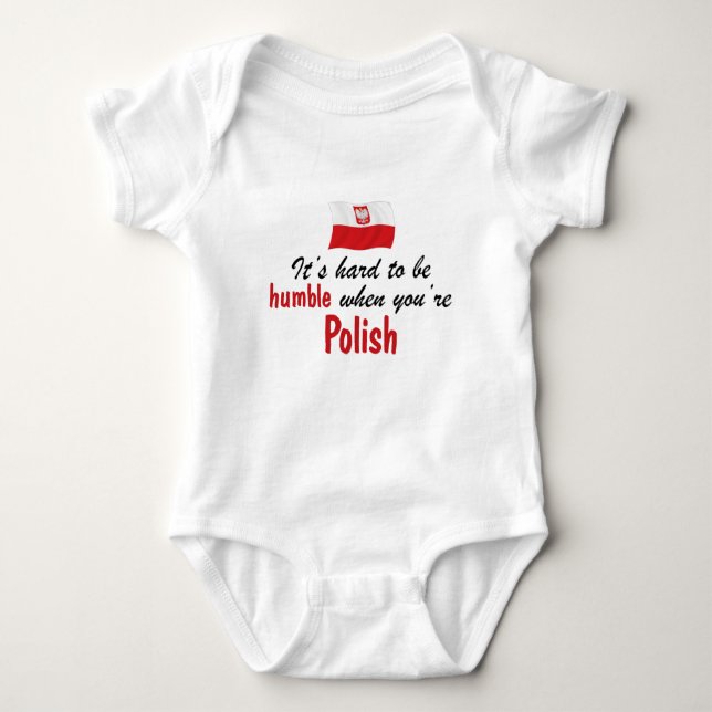 Humble Polish Baby Bodysuit (Front)