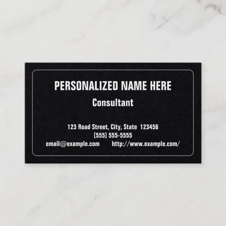 Humble, Professional Business Card Zazzle