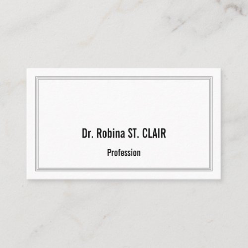 Humble Professional Business Card