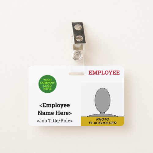 Humble Respectable Staff Member Identification Badge