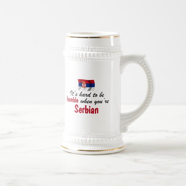 Humble Serbian Beer Stein (Right)