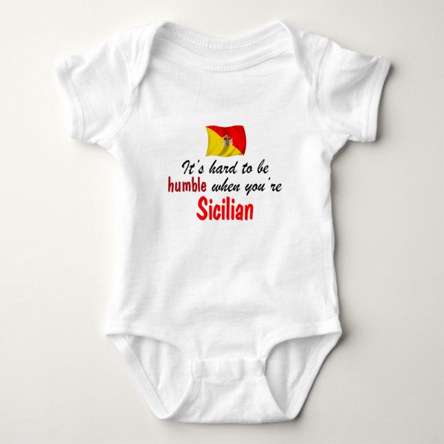 Humble Sicilian Baby Bodysuit (Front)