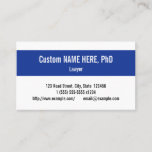 [ Thumbnail: Humble, Simple Law Professional Business Card ]