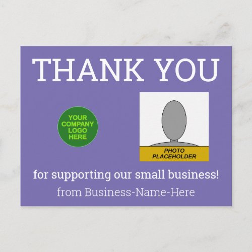 Humble Small Business THANK YOU Postcard