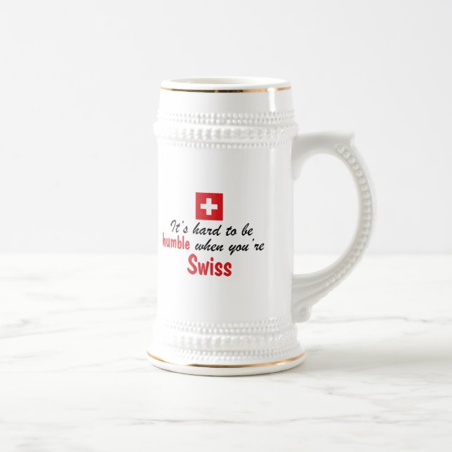 Humble Swiss Beer Stein (Right)