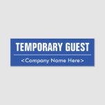 [ Thumbnail: Humble "Temporary Guest" Name Tag ]