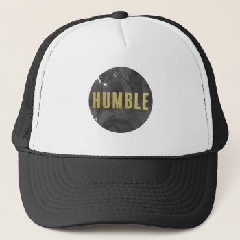 Humble Trucker Hat by TheInkSloth at Zazzle