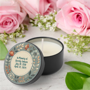 Humble Wreath Frame Customizable Candle Mini Candle Favors