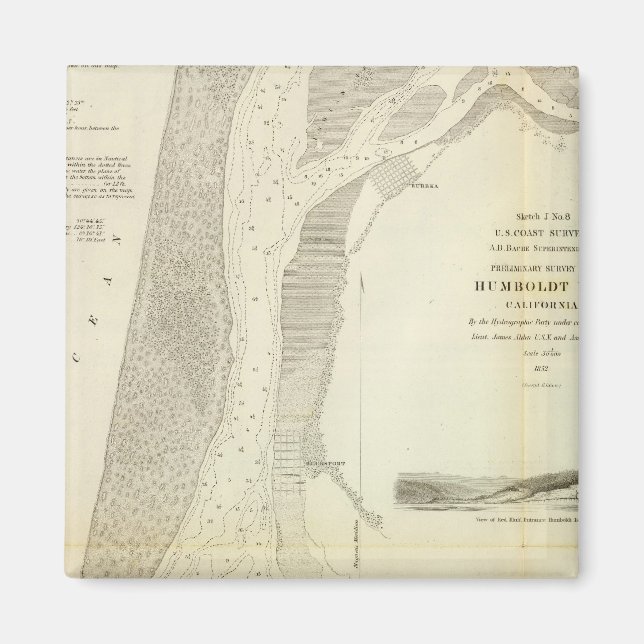 Humboldt Bay, Calif Magnet (Front)