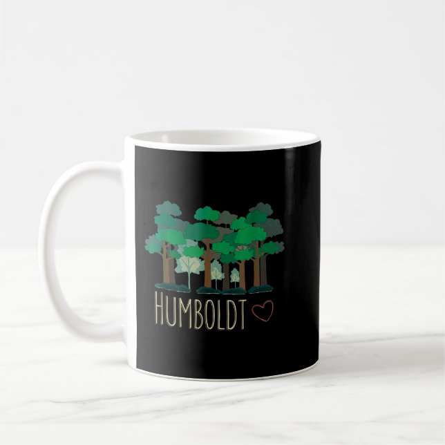 Humboldt County California Redwoods Forest Trees  Coffee Mug (Left)
