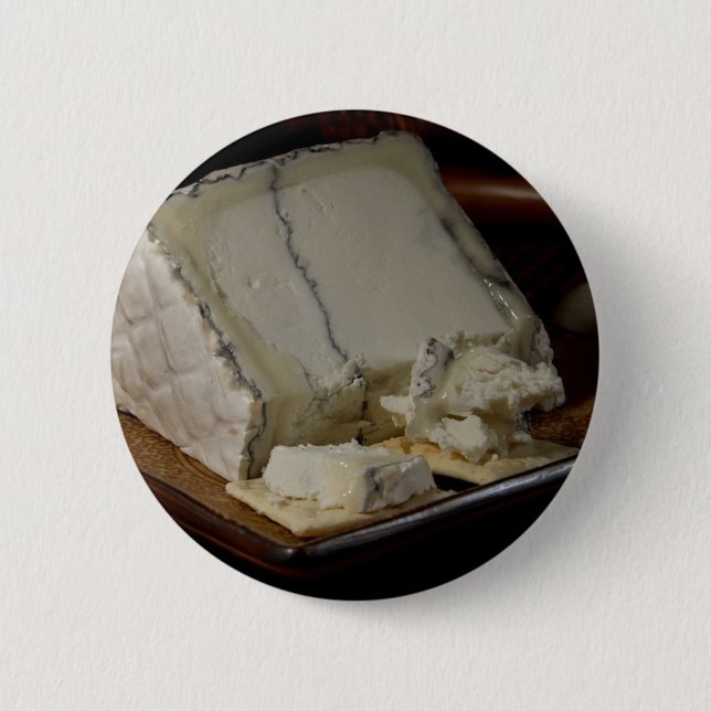 Humboldt Fog Cheese Button (Front)