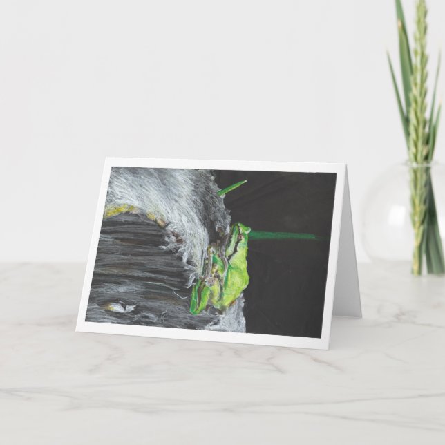"Humboldt Frog" by Amber Larsen Card (Front)