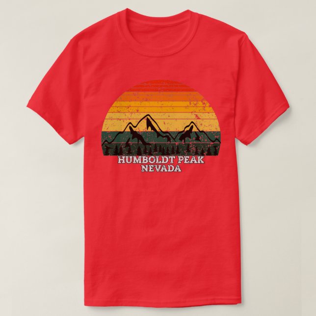 Humboldt Peak Nevada T-Shirt (Design Front)