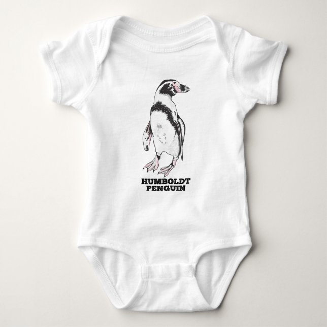 Humboldt penguin baby bodysuit (Front)