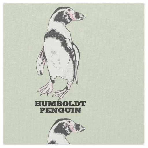 Humboldt penguin fabric