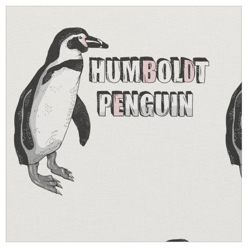 Humboldt penguin fabric
