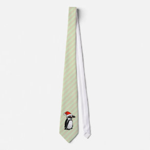 Humboldt Penguin Santa Tie
