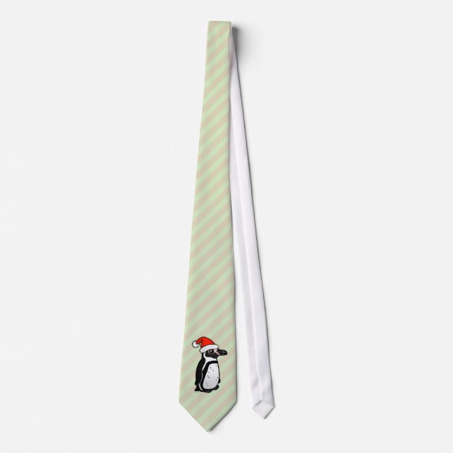 Humboldt Penguin Santa Tie (Front)