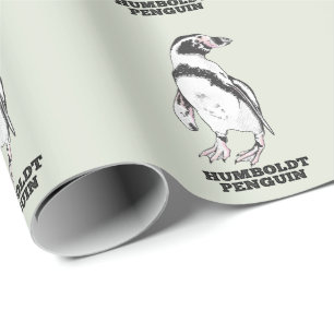 Humboldt penguin wrapping paper