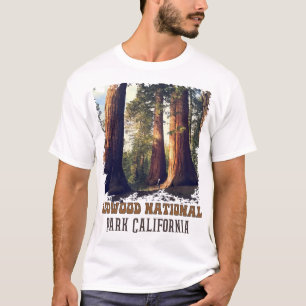 Humboldt Redwoods Retro US California state Vintag T-Shirt