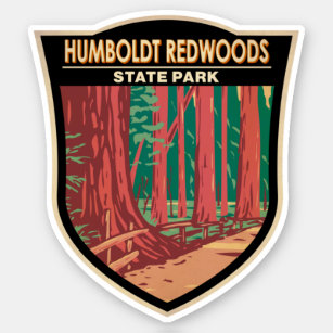 Humboldt Redwoods State Park Avenue of the Giants Sticker