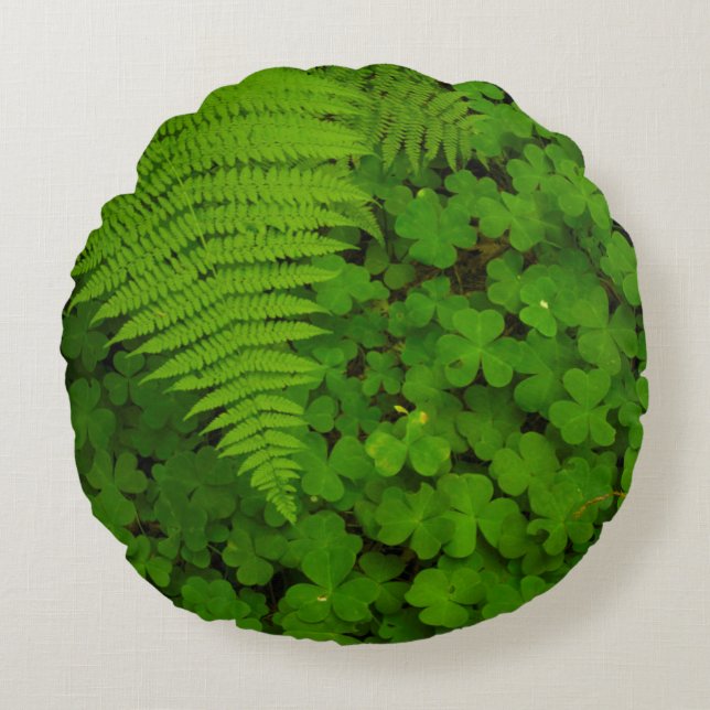 Humboldt Redwoods State Park Round Pillow (Front)