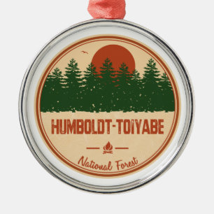 Humboldt-Toiyabe National Forest Metal Ornament