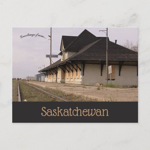Humboldt Train Station Humboldt Saskatchewan Postcard