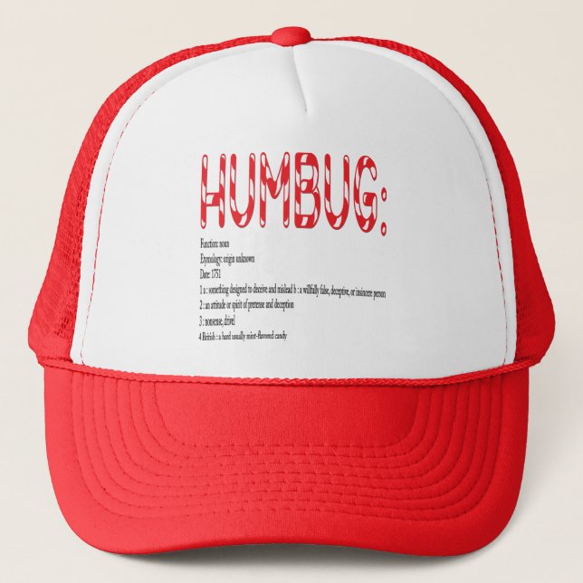 HUMBUG: definition Trucker Hat (Front)