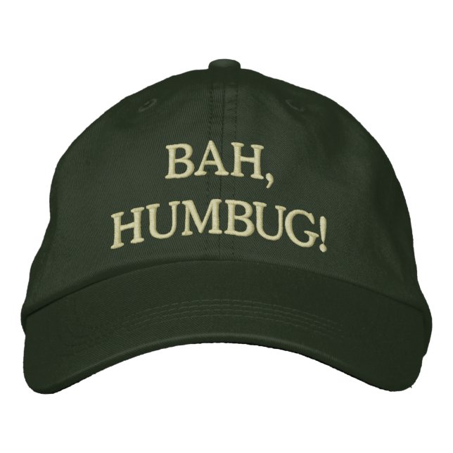 Humbug! Embroidered Baseball Hat (Front)