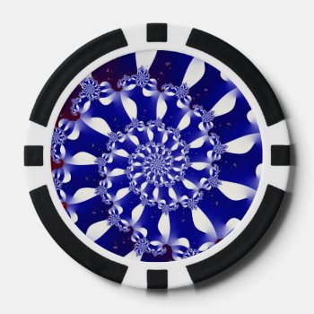 Humbug Spirals Poker Chips by Rosemariesw at Zazzle