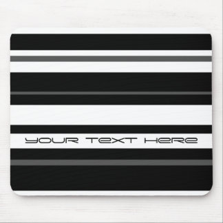 Humbug Stripe 'Your Text' mousepad