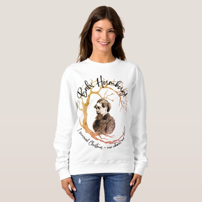 Humbug where's my bonus Christmas women Sweatshirt (Front Full)