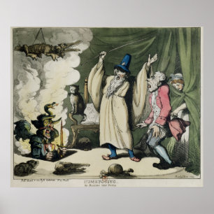 Humbugging or Raising the Devil, 1800 Poster