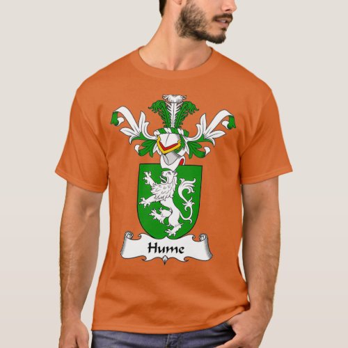 Hume Coat of Arms Family Crest  T_Shirt