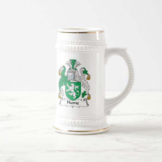 Hume Family Crest Beer Stein (Right)