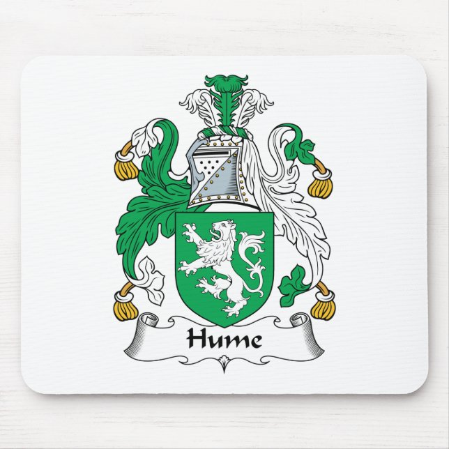 Hume Family Crest Mouse Pad (Front)