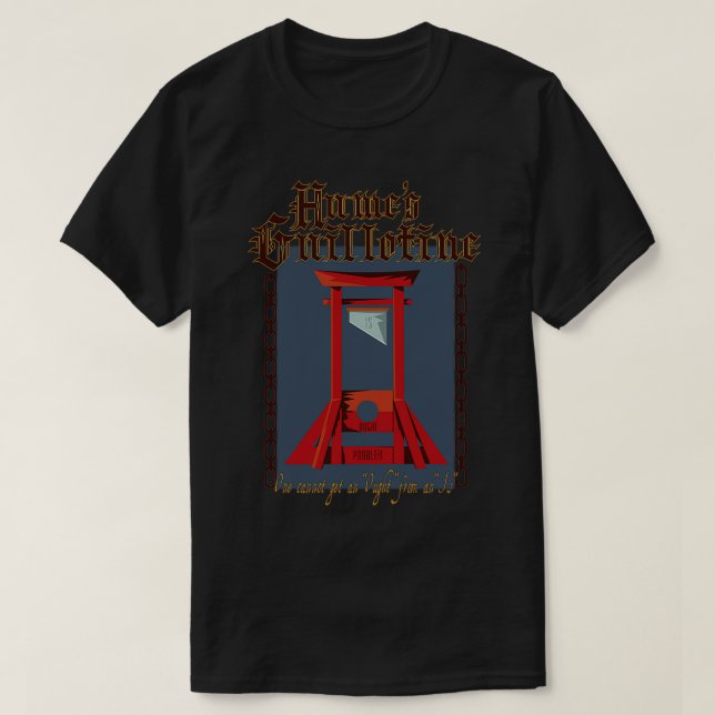 Humex27s Guillotine T-Shirt (Design Front)