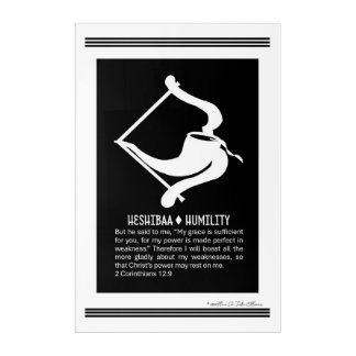 Humility Symbol - African Christian Symbol Acrylic Print
