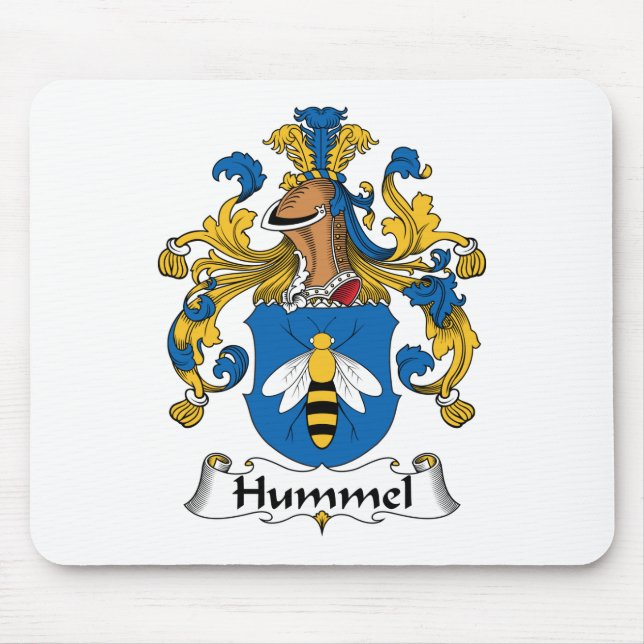 Hummel Family Crest Mouse Pad (Front)