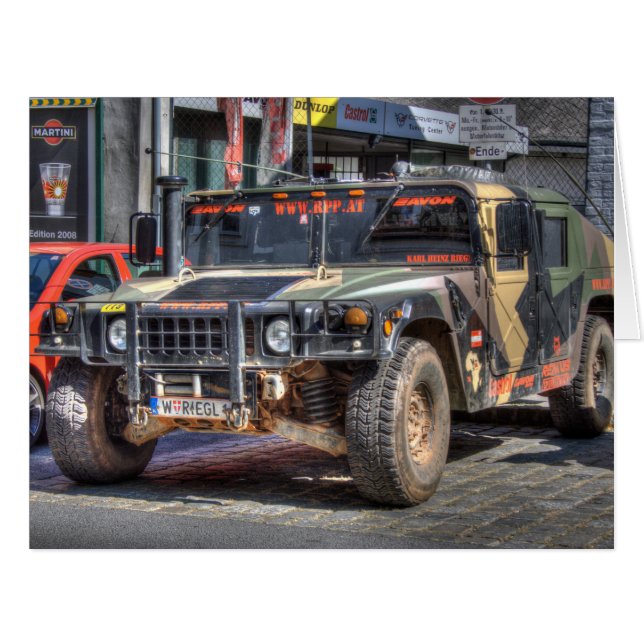Hummer H1 Cards (Front Horizontal)