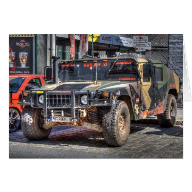 Hummer H1 Cards (Front Horizontal)