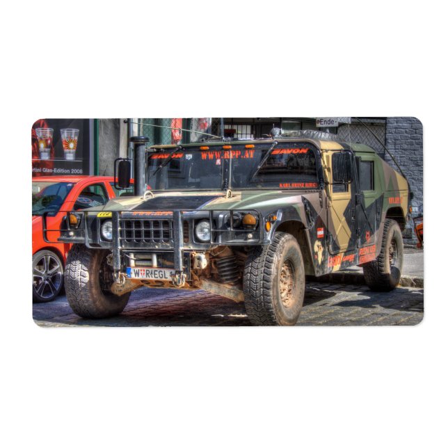 Hummer H1 Label (Front)