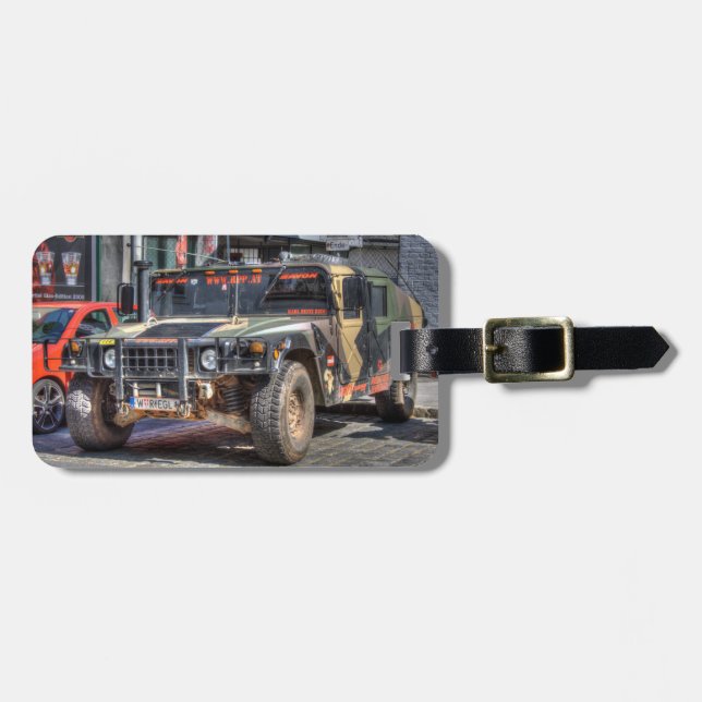 Hummer H1 Luggage Tag (Front Horizontal)